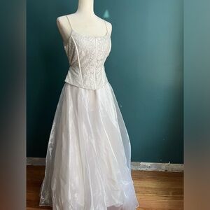 VINTAGE Y2K 90s Corset Wedding Dress